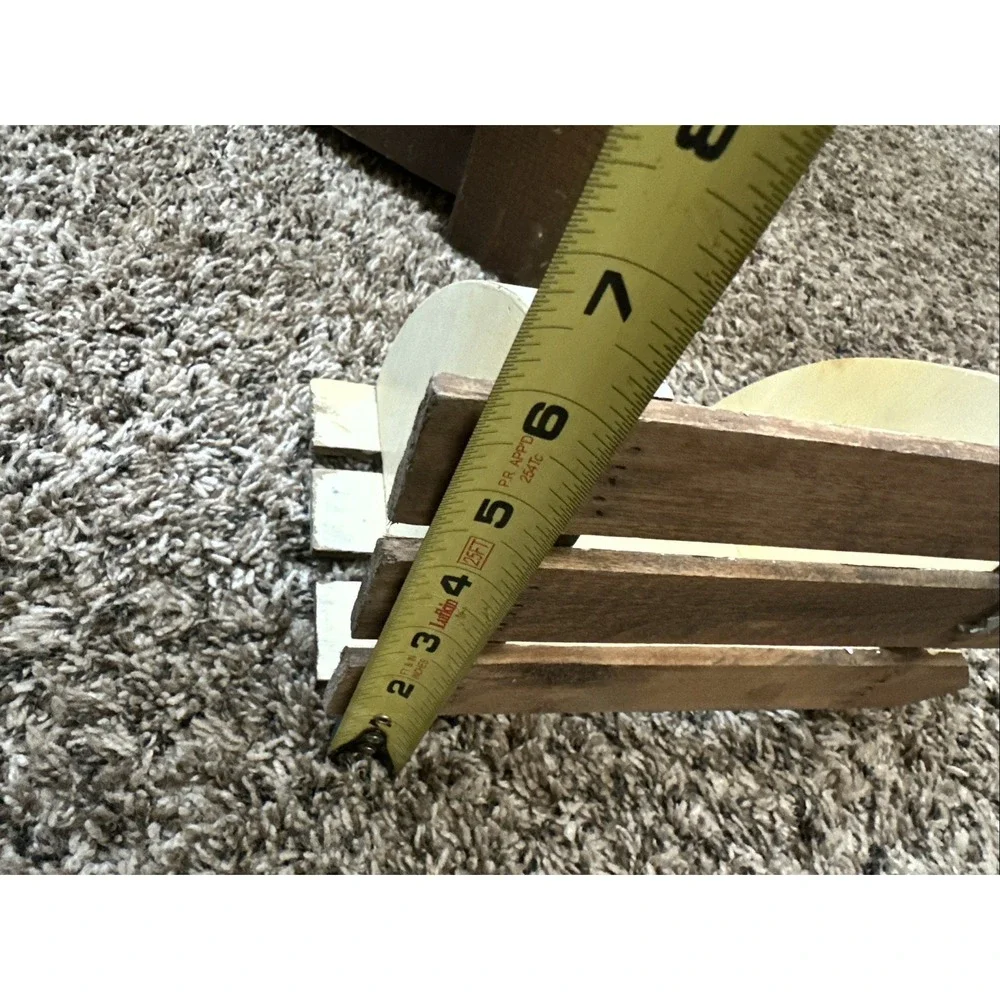 Vintage Wooden Corner Shelf Picket Fence Farmhouse Primitive 2 Tier Rustic Decor